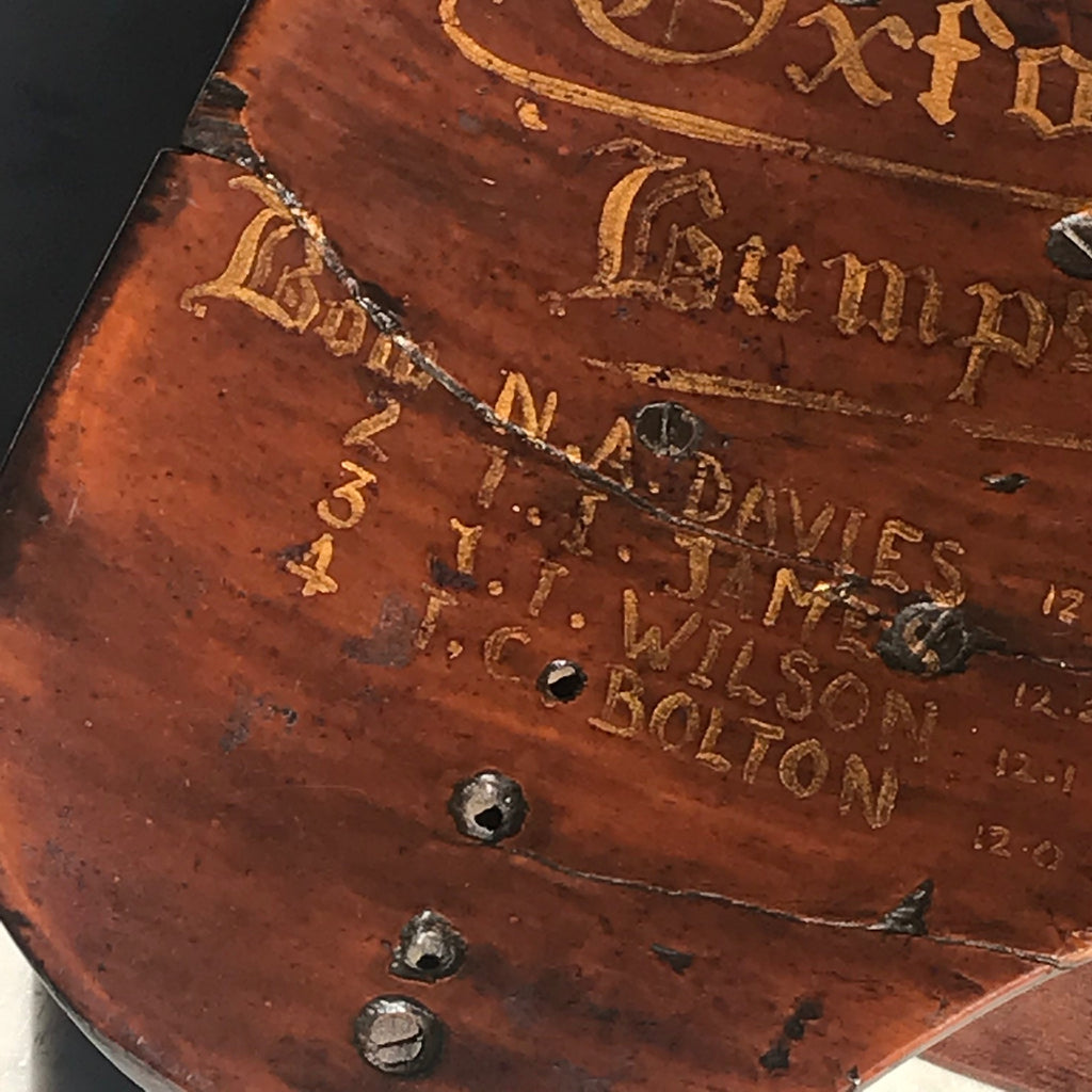 1871 Oxford University Boat Race Scull Seat - Detail View - 4