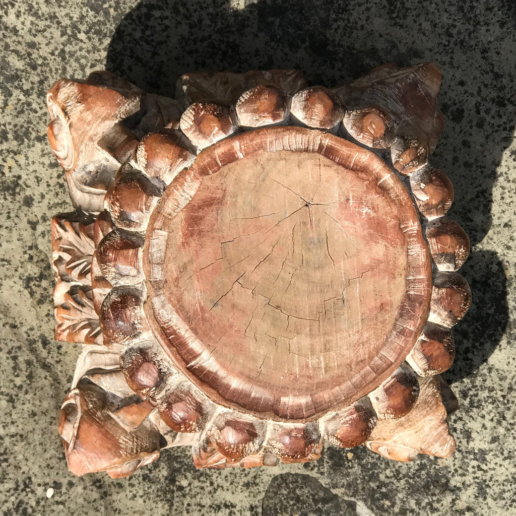 Pair of Late 20th Century Rajastan Carved Capitals - Detail View - 5