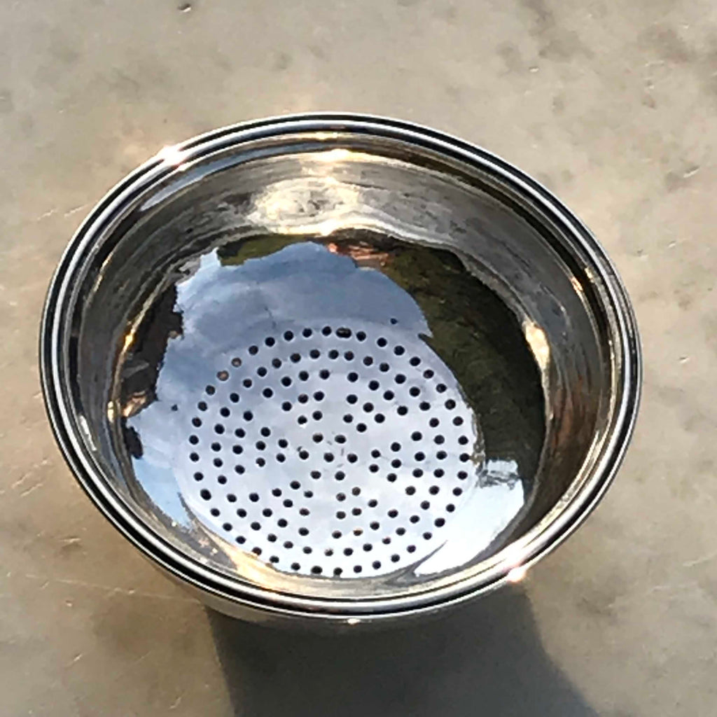 George III Two Part Silver Wine Funnel - Detail View - 4