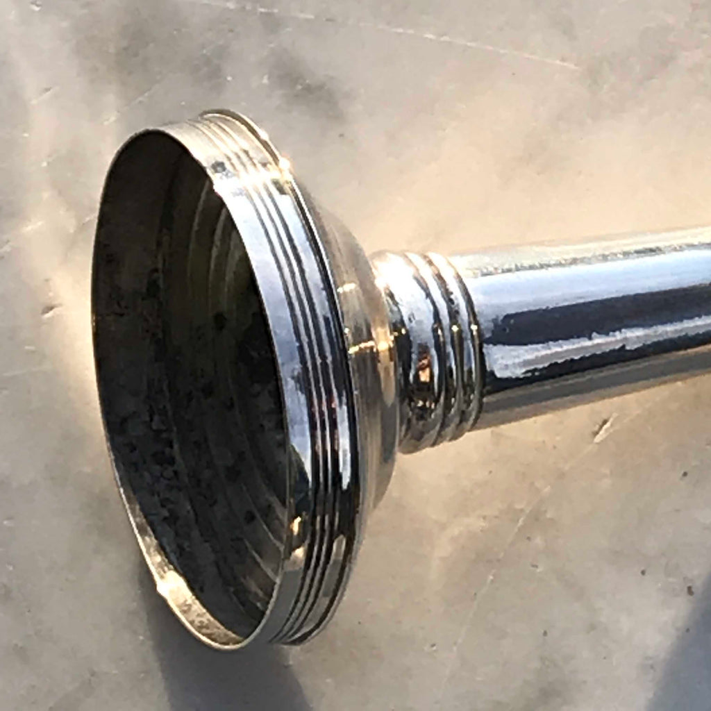 George III Two Part Silver Wine Funnel - Detail View - 5