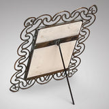 Brass Art Nouveau Photograph Frame - Back View - 2
