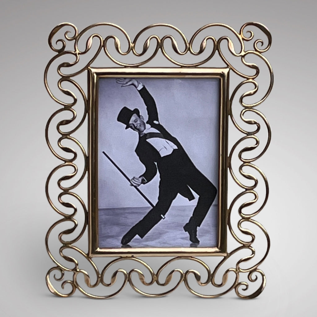 Brass Art Nouveau Photograph Frame - Main View - 1