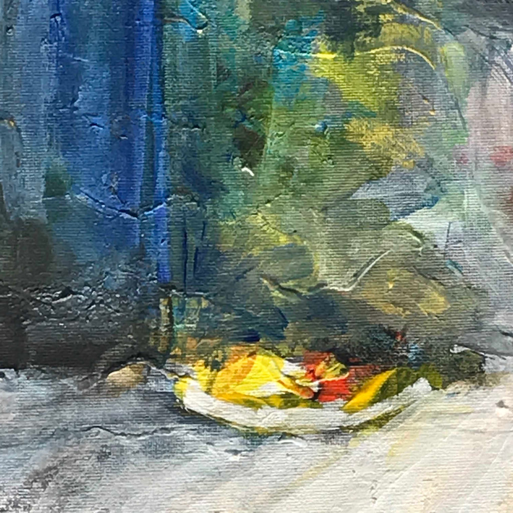 'View From the Blue Room' Oil on Canvas - Detail View - 2