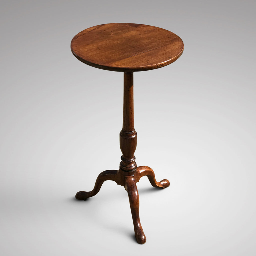 Georgian Mahogany Pedestal Wine Table - Main View - 1