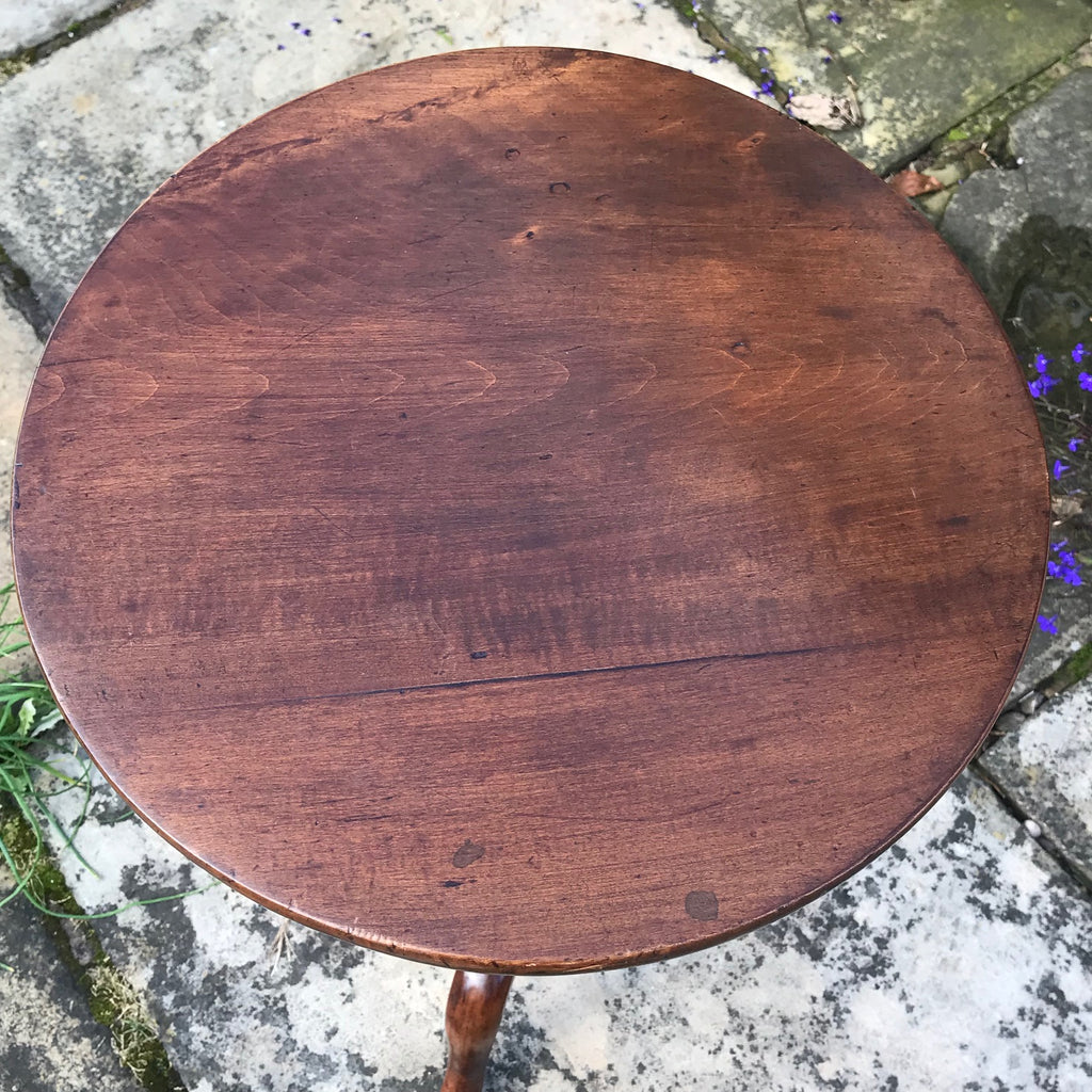 Georgian Mahogany Pedestal Wine Table - Detail View - 2