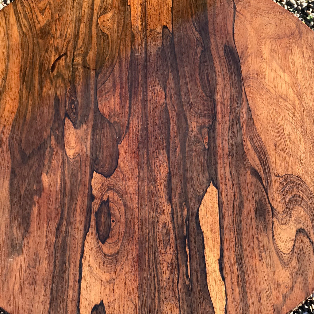 William IV Rosewood Circular Tilt Top Lamp Table - Detail View - 4