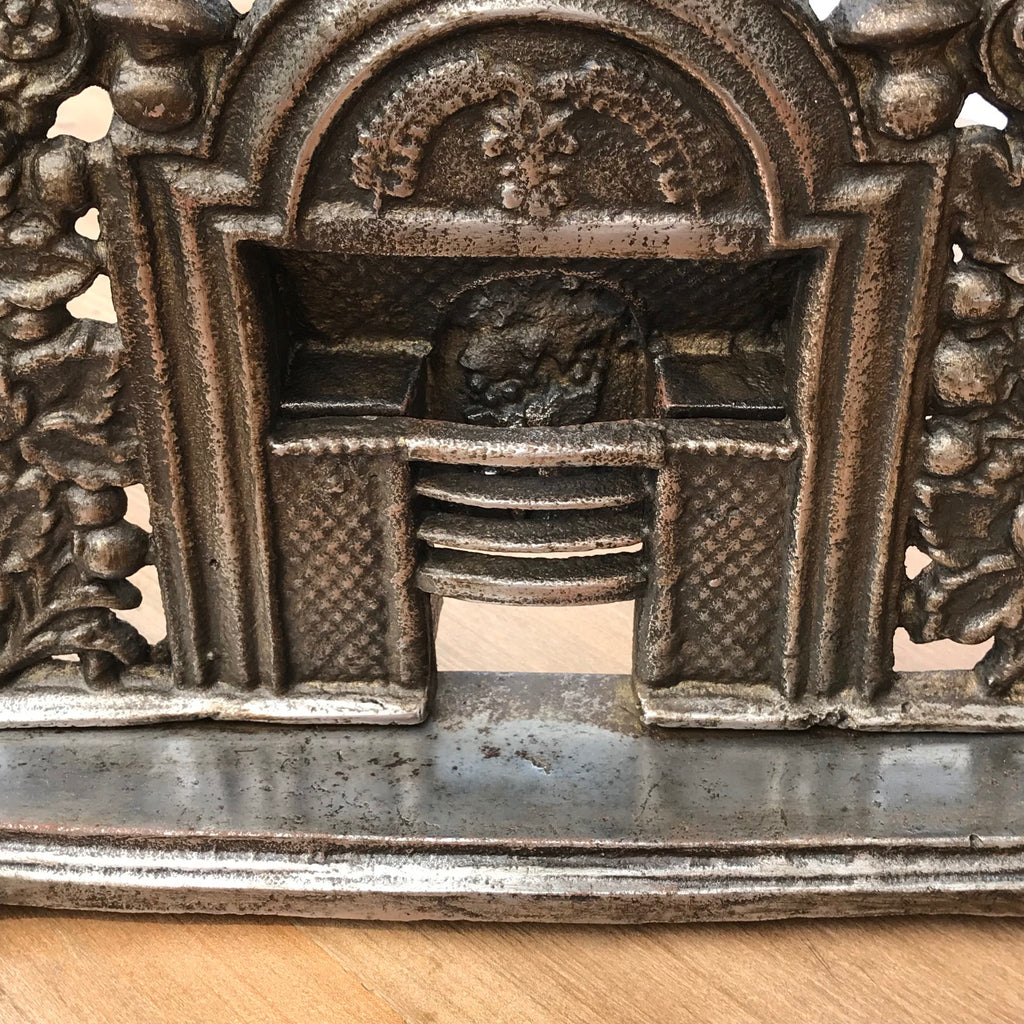 19th Century Sample Cast Iron Fireplace - Detail View - 2