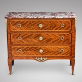 19th Century French Kingwood Marble Topped Commode - Main View - 1