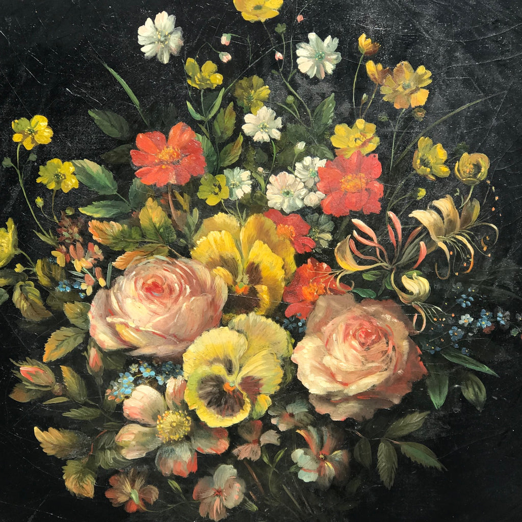 19th Century Oval Papier Mache Tray - Main View - 1