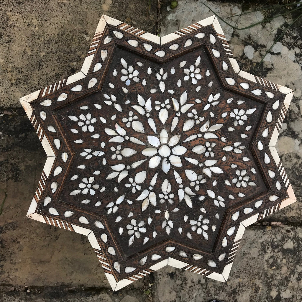 Ottoman Mother of Pearl Inlaid Occasional Table - Detail View - 3
