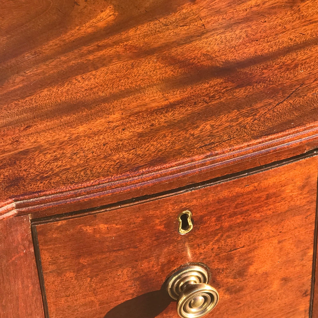 Mahogany Bow Fronted Side Table