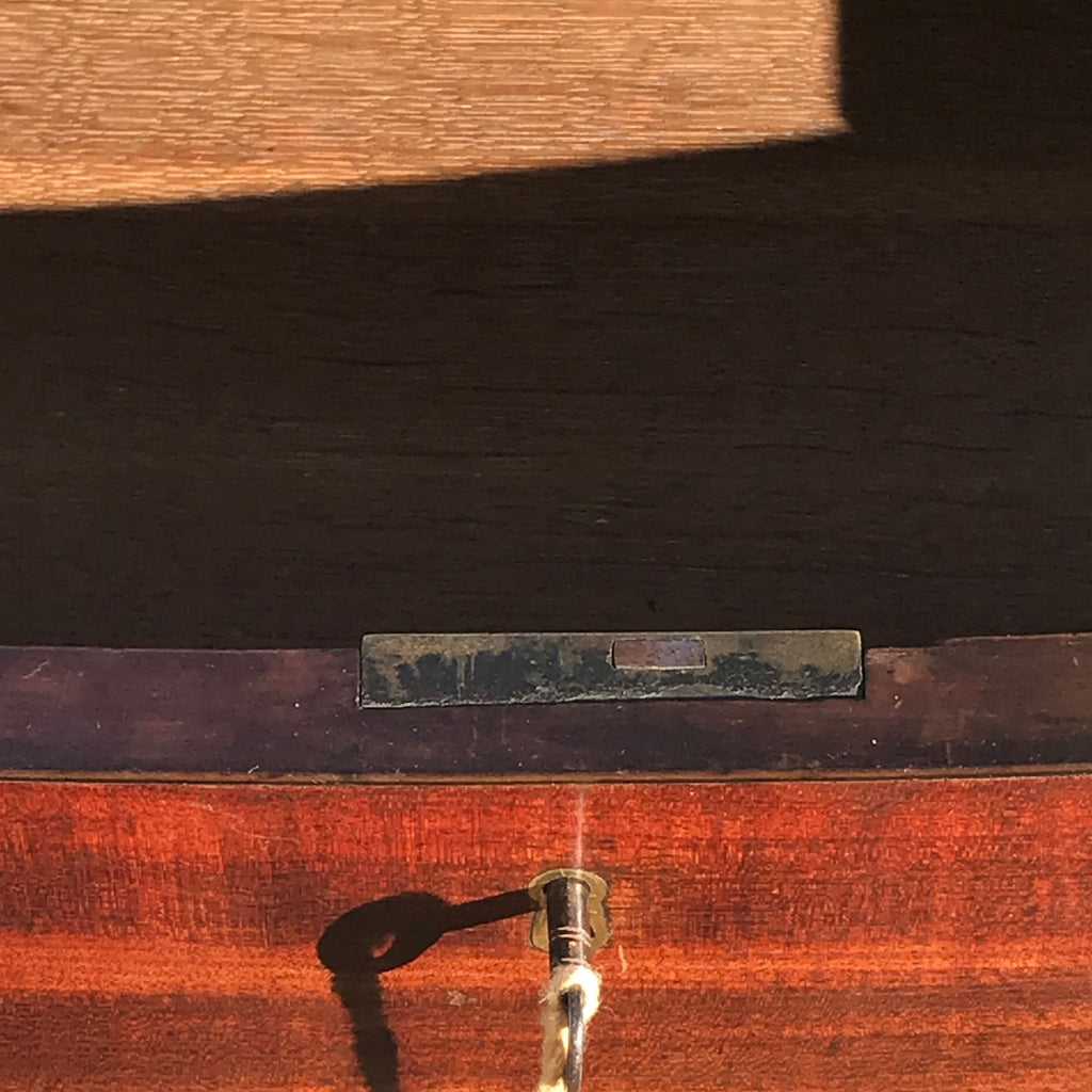 Mahogany Bow Fronted Side Table