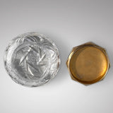 Art Deco Glass Bowl with Guilloche Enamel Top - Main View - 3