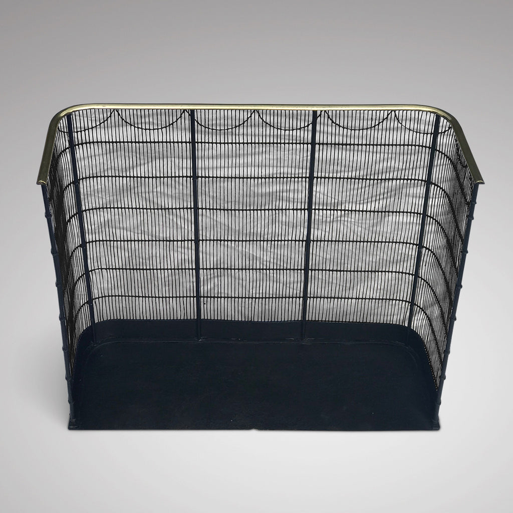 19th Century Nursery Fire Guard - Back View -3