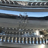 Pair of Georgian Silver Table Salts by Rebecca Emes & Edward Barnard - Detail View - 7