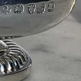 Pair of Georgian Silver Table Salts by Rebecca Emes & Edward Barnard - Detail View - 5