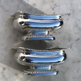 Pair of Geogian Table Salts by Rebecca Emes & Edward Barnard - Detail View - 3