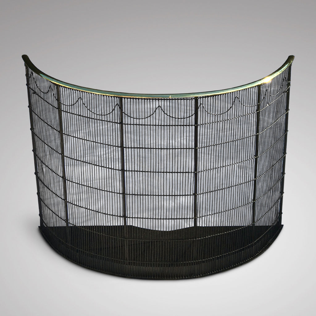 19th Century Curved Fire Guard - Main View - 1