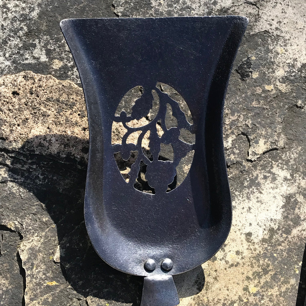 Set of 3 19th Century Polished Steel Fire Irons - Detail View - 4