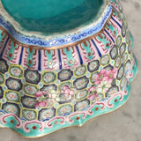 Qing Dynasty Chinese Lobed Rectangular Bowl - Side Detail View - 11