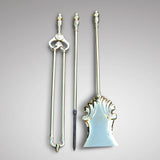 A Set of High Quality 19th Century Brass Irons - Main View - 2