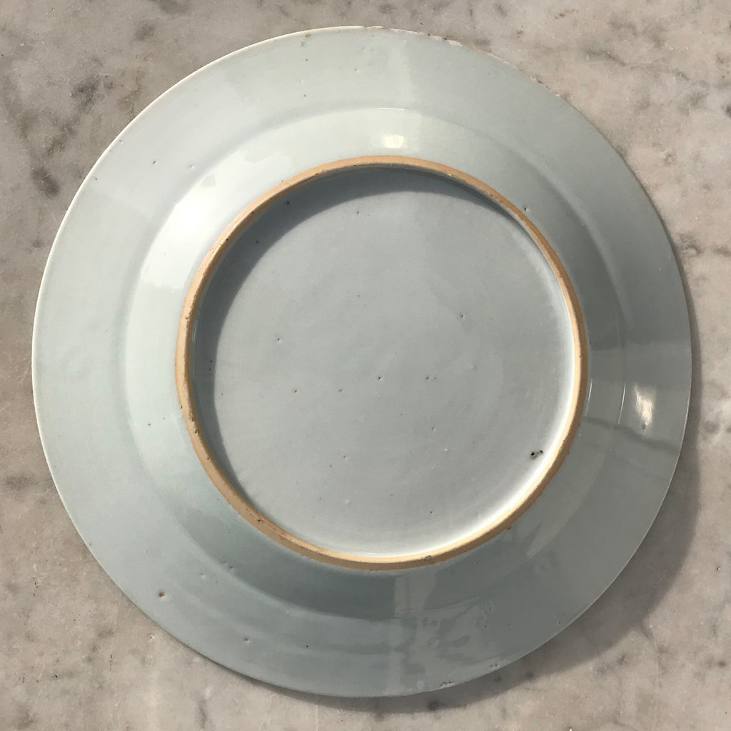 Pair of 18th Century Blue & White Plates - Back View - 5