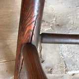 Pair of 18th Century Elm & Ash Country Chairs - Leg Detail View - 8