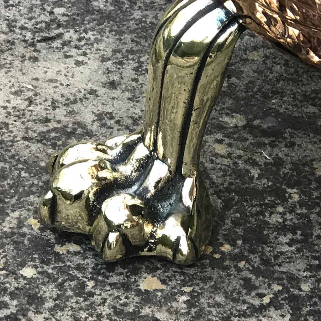 19th Century Copper Jardiniere with Lion Mask Handles - Detail View - 5