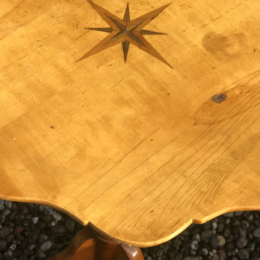 19th Century Swedish Tilt Top Table - Detail View - 3