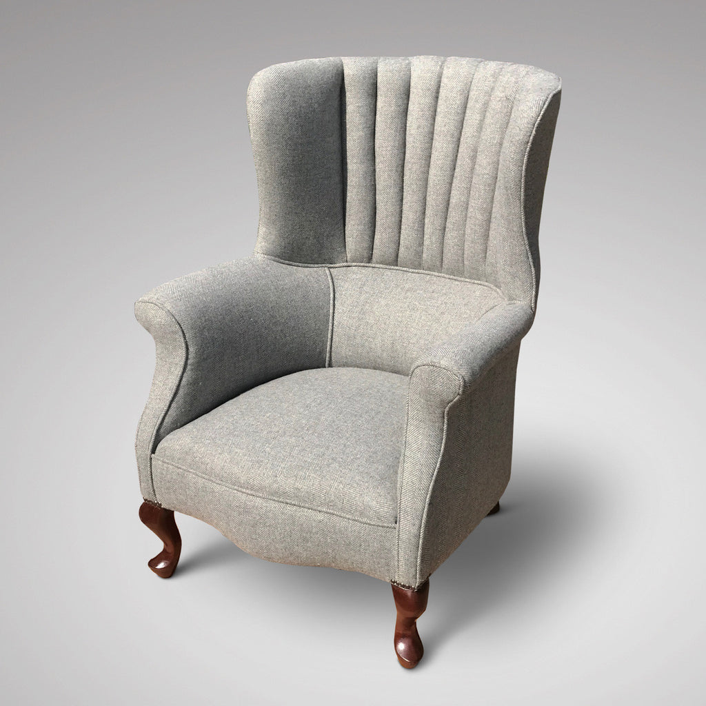 Edwardian Barrel Back Armchair - Main View - 1
