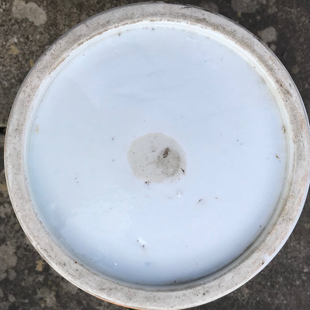 Japanese Blue & White Stick Stand - Base View - 8