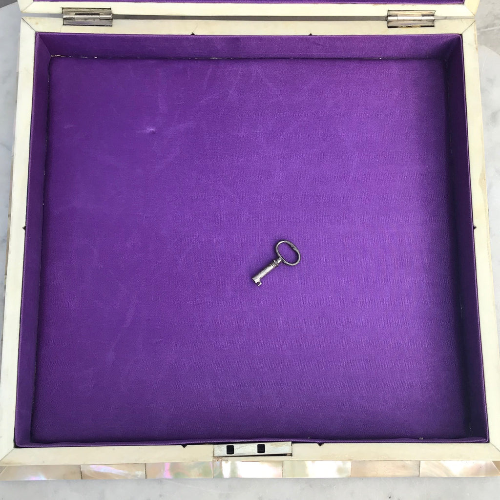 19th Century Mother of Pearl Jewellery Box - Detail View - 4