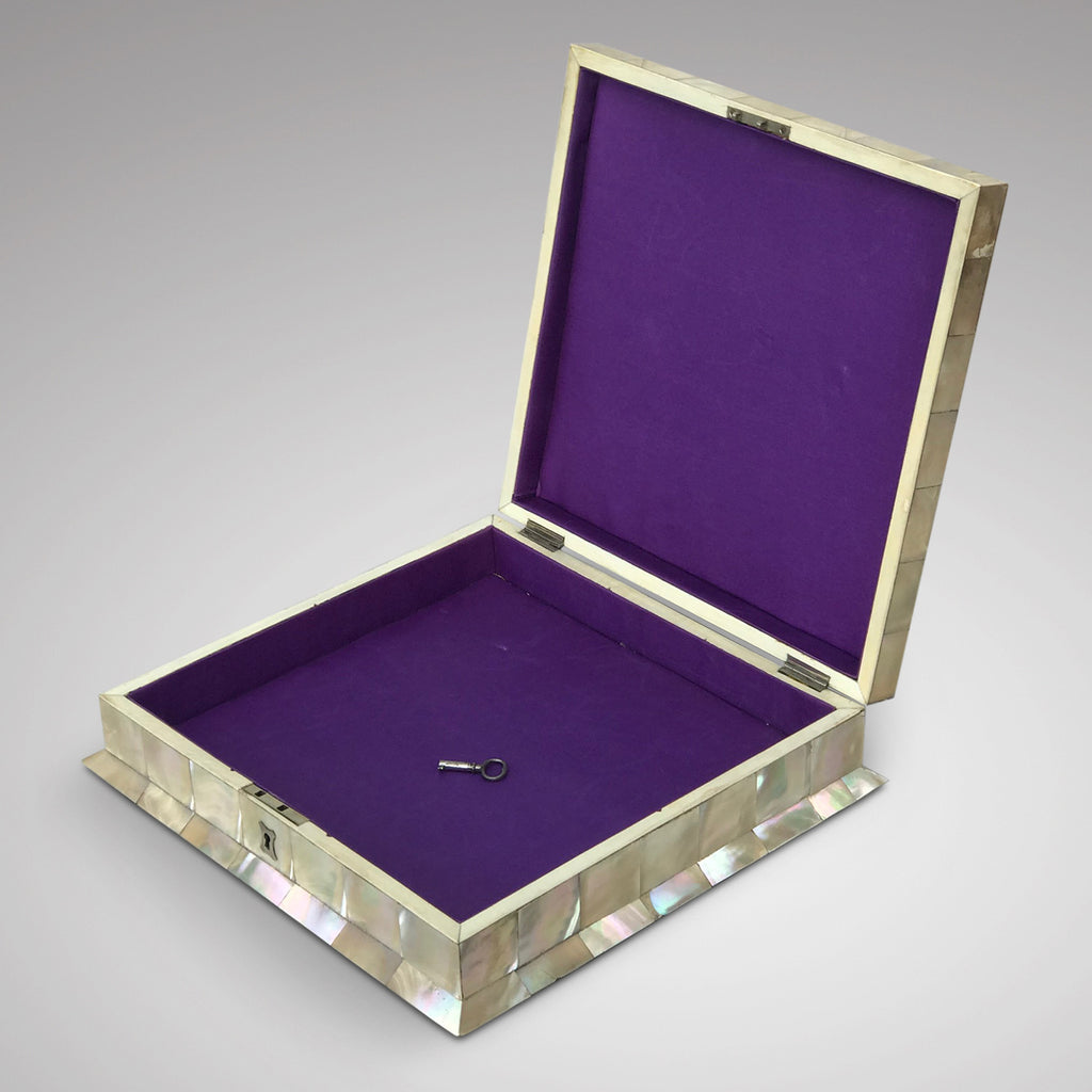 19th Century Mother of Pearl Jewellery Box - Main View - 2