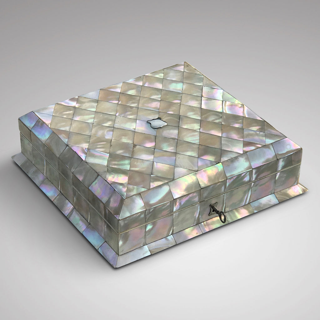 19th Century Mother of Pearl Jewellery Box - Main View - 1