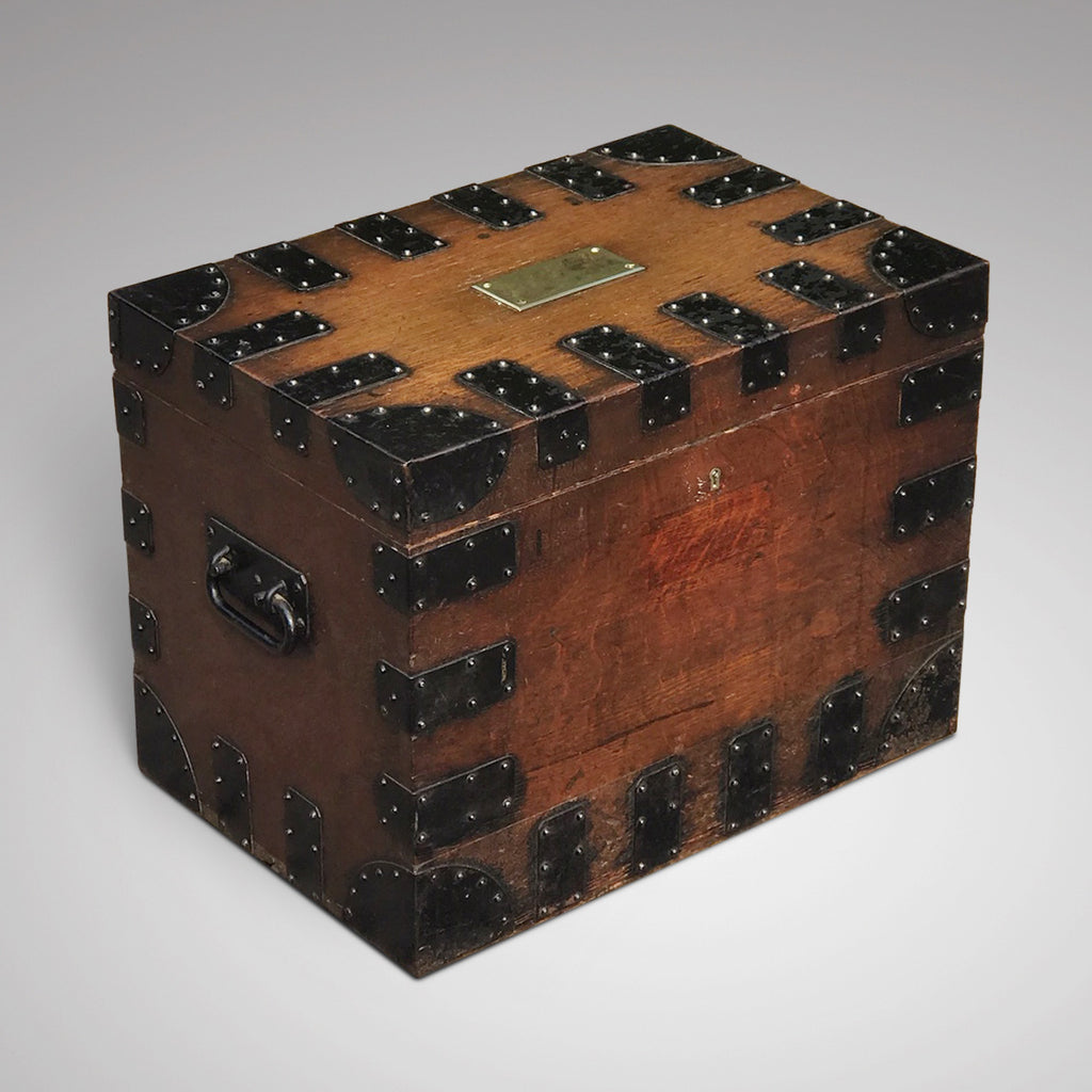 Two 19th Century Oak Silver Chests by Elkington & Co - Main View - 2