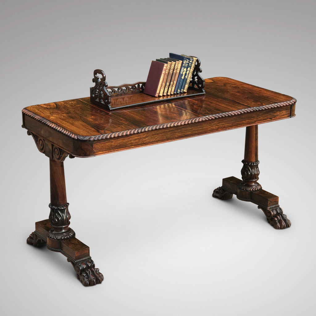 19th Century Rosewood Book Trough - Main View - 2