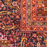 Stunning Large Pure Wool Tabriz Carpet - Detail View - 4