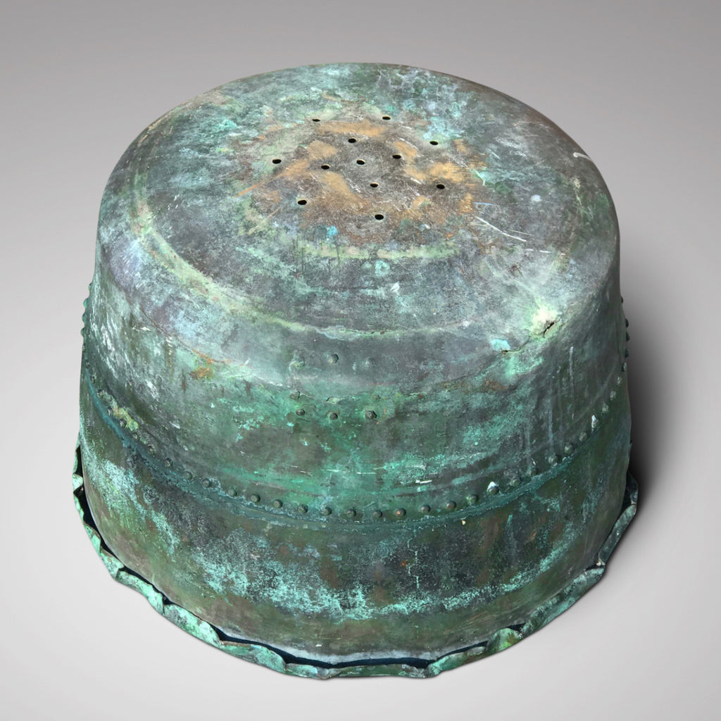 19th Century Riveted Copper Copper - Underside View - 2