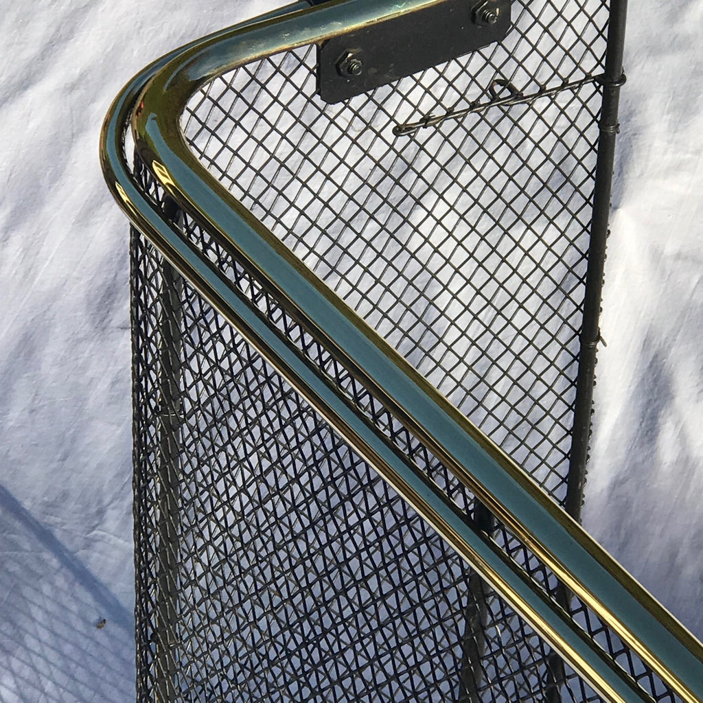 Large Victorian Double Rail Nursery Fire Guard - Detail View - 3