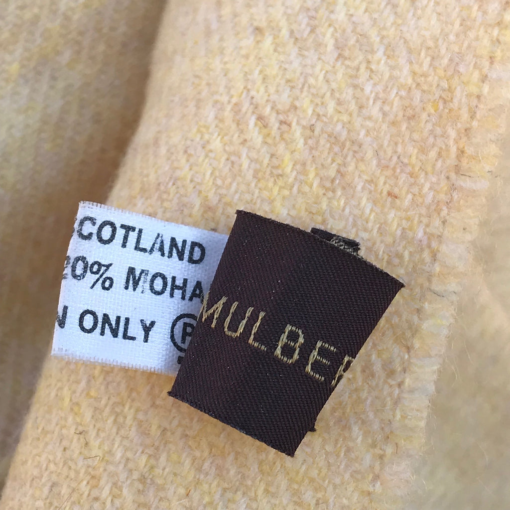 Enormous Mulberry Mohair Throw/Blanket - Detail View - 4