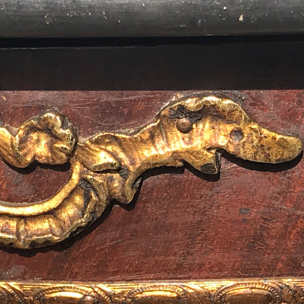19th Century French Mahogany & Marble Gueridon - Detail View - 5