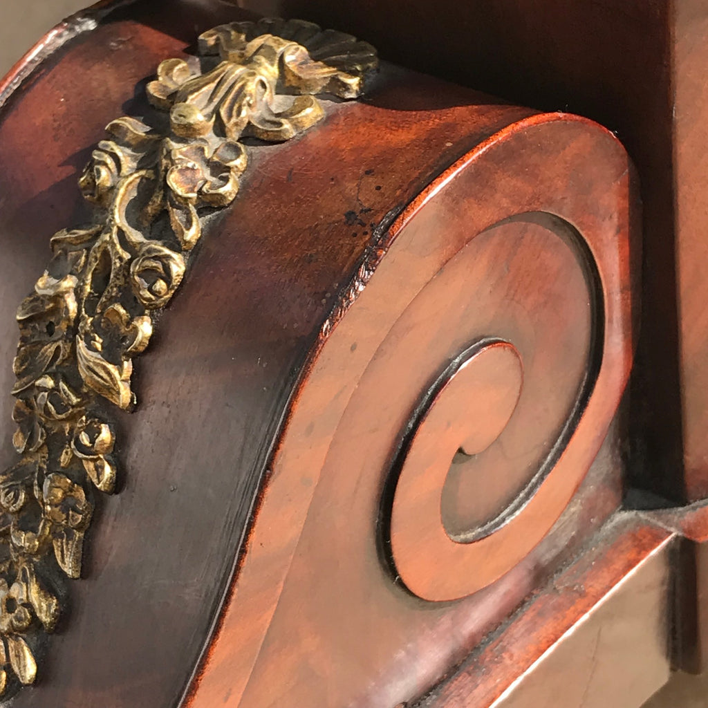 19th Century French Mahogany & Marble Gueridon - Detail View - 6