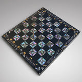 19th Century Mother of Pearl Chessboard with Backgammon Interior - Main View - 2