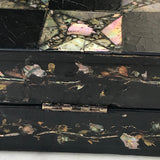 19th Century Mother of Pearl Chessboard with Backgammon Interior - Detail View - 9