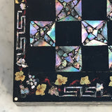 19th Century Mother of Pearl Chessboard with Backgammon Interior - Detail View - 7