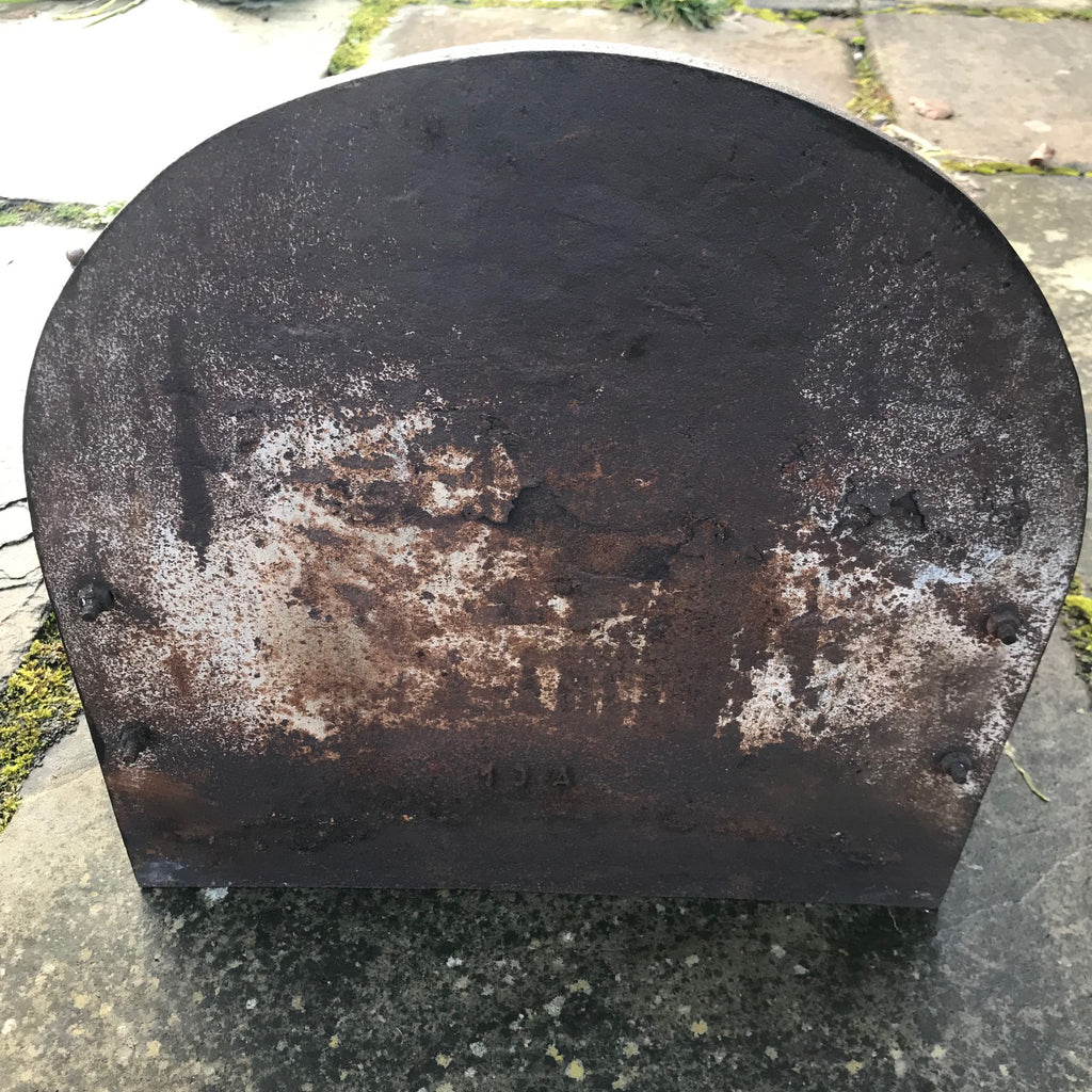 Cast Iron & Brass Fire Basket - Detail View - 4