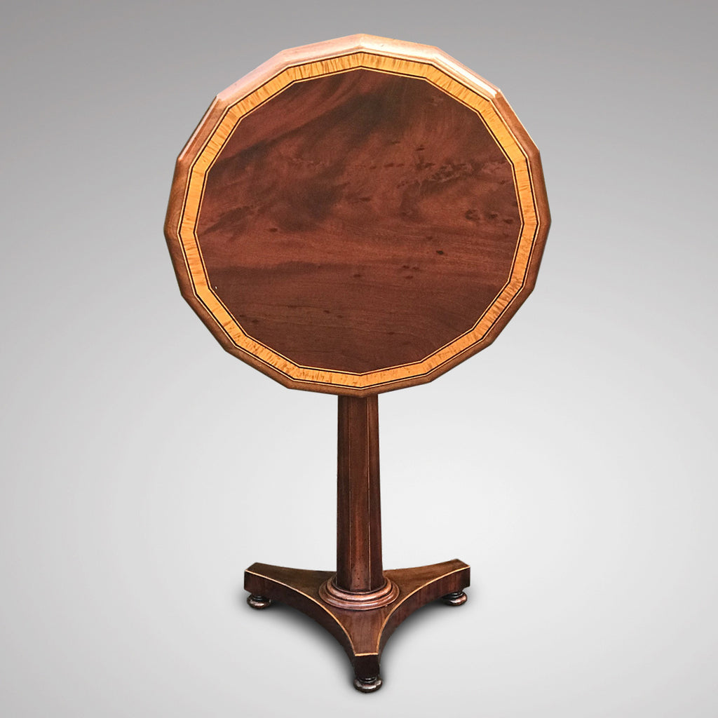 William IV Mahogany Tilt Top Table - Main View - 1