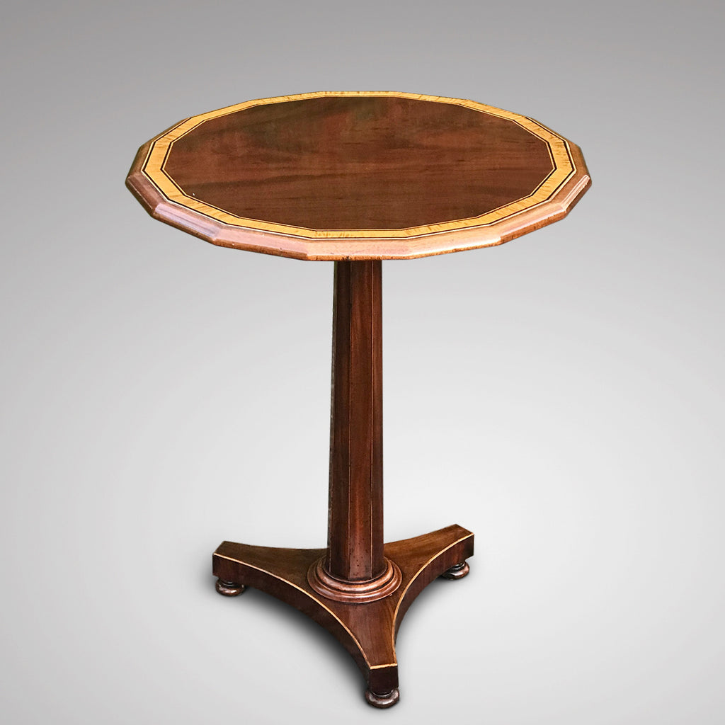 William IV Mahogany Tilt Top Table - Main View - 2