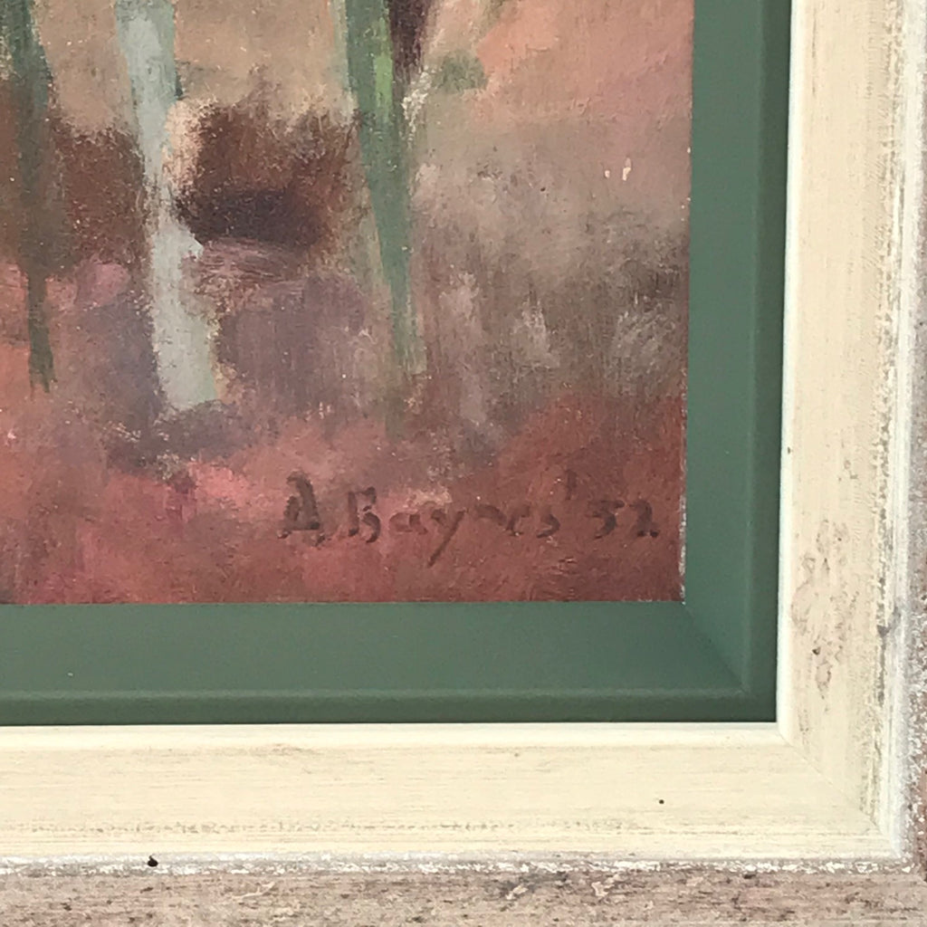 Still Life with Orange Tree - Oil on Board - Detail View - 6