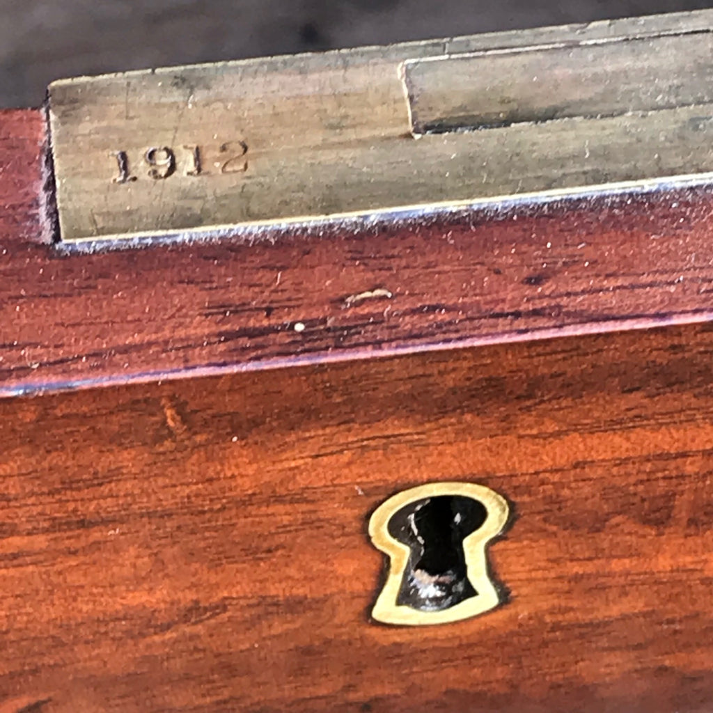 Early 20th Century Mahogany Campaign Desk